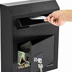 locking box with slot